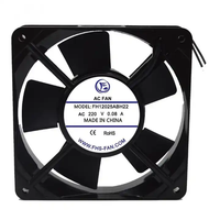 Ventilateur axial silencieux 12025 5 pouces 110V 220V AC 120x120x25mm à haut débit d'air pour le refroidissement des chargeurs de véhicules électriques