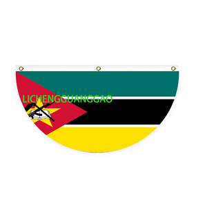 <strong>Mauritius</strong> Fan-shaped Flag Custom Design Fan-shaped Flag, Garden Outdoor Courtyard Display Flag - Product Image 4