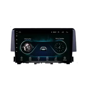 Автомобильная Мультимедийная система XUNKE Android 9,0, DVD-плеер для Honda Civic 2016, 2017, 2018, 2019