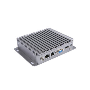 Evuc không quạt máy tính công nghiệp, Mini PC, celeronj1900, 4GB RAM, 1920x1080 hiển thị, HD, VGA, hiển thị kép, 2X COM, trường hợp kim loại - Product Image 3