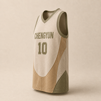 Maillot de basketball respirant personnalisé en gros – Uniforme d'entraînement minimaliste haute performance Future Core
