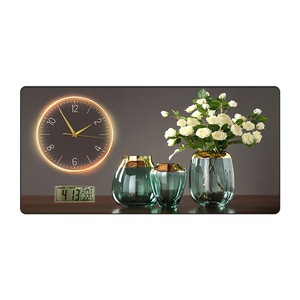 Đồng hồ điện tử thời trang vĩnh viễn lịch đồng hồ treo tường hiện đại trang trí phòng khách phòng ăn đồng hồ treo tường - Product Image 6