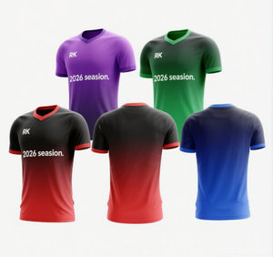 Camiseta de Fútbol Temporada 2627, Roja y Azul para el Hogar, Negra para el Visitante, Lamin Amaralés, Camiseta de Fútbol - Product Image 1