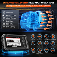 Escáner para Camiones de Trabajo Pesado LAUNCH 2026 CRP129 HD V2 24V con 7 Funciones de Reinicio, Regeneración DPF, Reinicio de Aceite, Codificación de Inyectores