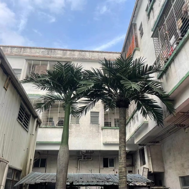 Large Artificial Palm Tree Tropical Green Trees for Exhibition  Artificial Palm Trees garden  landscaping decoration