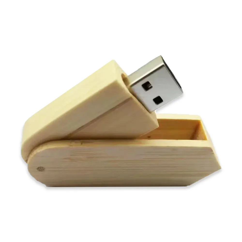 Özel logo ahşap döner memory stick USB 3.0 anahtar 32 gb 128gb ambalaj kutusu toplu ucuz ahşap özel usb bellek sürücüler