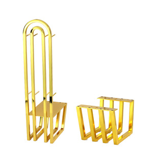 Support de Bras de Canapé E048 en Acier Inoxydable, Quincaillerie de Meuble Luxe Léger, 15cm, Installation Facile - Product Image 2