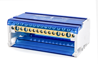 Bloc de distribution d'alimentation sur rail DIN CHIKU, modèles RDT80A/125A/160A, bornier unipolaire 80A