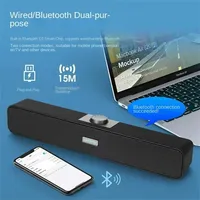 Barre de son Bluetooth avec design miroir long et subwoofer puissant pour TV, téléphone portable et ordinateur – Stéréo pour la maison et le bureau