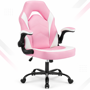 Silla de Oficina Ergonómica de Cuero PU al por Mayor, Silla Giratoria para Computadora y Juegos con Soporte Lumbar para Oficina en Casa - Product Image 2