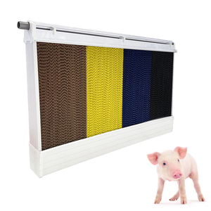 Pads de refroidissement évaporatif durables de 10 cm/15 cm avec cadre en <span class=keywords><strong>PVC</strong></span>, adaptés aux fermes porcines et aux ranchs. - Product Image 1