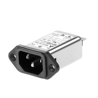 Filtre d'alimentation EMI d'entrée Jec Taiwan C14 de qualité supérieure pour les filtres RFI du grossiste de fournitures électriques d'exportation (réseaux LC RC)