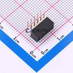 HX PM2.0-2x5P WC Pin Socket Bent Lead Through Hole,P=2mm Connector ( Jack Structure: 2x5P )( Pitch: 2mm )( Row Spacing: 2mm ) - Product Image 1