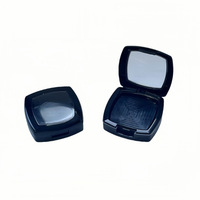 Palette compacte carrée avec fenêtre pour poudre, blush, illuminateur, anticernes et contour – Emballage cosmétique personnalisé disponible en gros