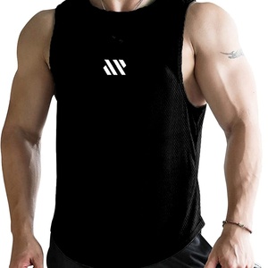 Débardeurs pour hommes sans manches en maille respirante à séchage rapide pour l'entraînement, la course, la gym, la musculation et la plage - Product Image 3