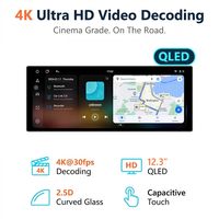 Autoradio Android LODARK UIS7870 12,3 pouces, Android 13 QLED Octa Core, lecteur Android pour voiture, kit de cadre, radio Android, navigation