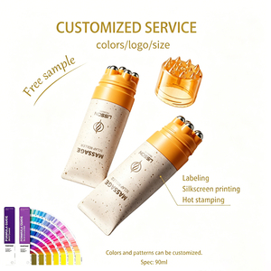 Flacone Roll-on Personalizzato da 90ml <span class=keywords><strong>per</strong></span> la Cura del Cuoio Capelluto con 5 Sfere Massaggianti e Tappo Massaggiante <span class=keywords><strong>per</strong></span> Massaggio Corpo/<span class=keywords><strong>Crema</strong></span> Rassodante <span class=keywords><strong>per</strong></span> la Pelle - Product Image 6