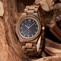 Jam Tangan Kayu Pria Trendy Boyfriend, Ukiran Personal, Bisnis, Olahraga, Fashion, Multifungsi, Logo Custom, Edisi Terbatas