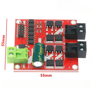Module de commande de moteur CC double canal JIAQISHENG JQS 7A/160W, haute puissance, qualité industrielle, marche avant/arrière, régulation de vitesse <span class=keywords><strong>PWM</strong></span> <span class=keywords><strong>L298</strong></span> - Product Image 2