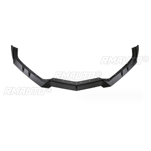 Kit de carrocería con alerón divisor difusor de labio de parachoques delantero ABS negro brillante para Chevrolet Corvette C8 Z51 2020 2021 2022 2023+ - Product Image 3