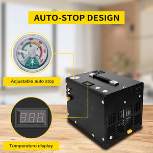 TUDIVING CE haute pression arrêt automatique <span class=keywords><strong>en</strong></span> gros 4500psi 12V 300bar transformateur intégré PCP chasse Paintball jeu compresseur d'air - Product Image 4