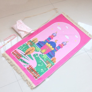 Janamaz Prayer <b>Mat</b> <b>Muslim</b> Prayer Rug Padded Islamic Worship Blanket for India Market Wholesale Bulk - Product Image 1