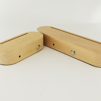 Base de lampe de nuit LED en bois minimaliste décorative avec motif animal, haut-parleur Bluetooth et télécommande - Idée cadeau artisanale