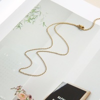 Collier chaîne unisexe en tungstène plaqué, forme géométrique minimaliste, best-seller quotidien, chaîne de clavicule polyvalente