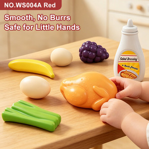 Frigorifero <span class=keywords><strong>Giocattolo</strong></span> Personalizzato per Bambini, Set Mini <span class=keywords><strong>Frigo</strong></span> con Accessori Alimentari Simulati - Product Image 4