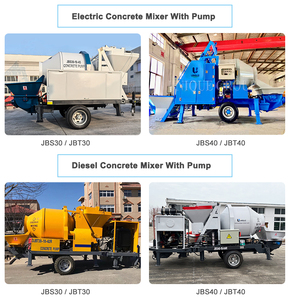 Precio competitivo 40m3/Hr Bomba de mezcla de hormigón eléctrica diésel 15M Max Vertical Transporte Distancia Trabajos de construcción Motor - Product Image 5