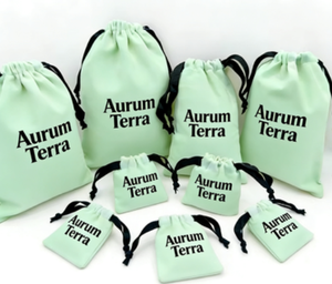 Bolsa de Embalaje con Cordón de Algodón Orgánico, Impresa con Logotipo Personalizado, Bolsa de Lona para Joyería, Bolsa Protectora de Algodón - Product Image 2