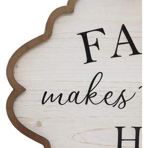 Letrero de Madera para Pared con Diseño de Familia que Hace de Esta Casa un Hogar, Estilo Rústico Moderno para Sala de Estar, Dormitorio o Entrada - Product Image 6