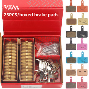 VXM Disk Fren Balataları Yarı Metalik Malzeme Gürültüsüz Su Geçirmez Aşınmaya Dayanıklı Yol Bisikletleri için Uyumlu MTB Bisiklet - Product Image 1