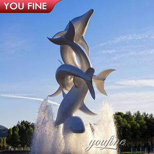 Outdoor aço inoxidável grande Tai Chi Bagua escultura metal Yin e Yang estátua - Product Image 6