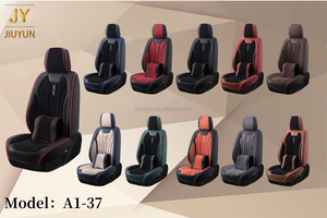 Vente en gros de housses de sièges de voiture en tissu suédé, ensemble complet, housses universelles de sièges de voiture <span class=keywords><strong>5</strong></span> places - Product Image 4