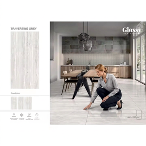 Pietra Dark Grey Large Format Porcelain Tiles 600x1200mm Glazed Polished Floor And <b>Wall</b> Tiles 60x120cm - Product Image 5