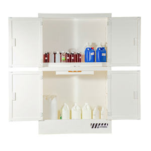 Factory Direct PP Acid Corrosion Storage Cabinet With Double Lock Chemical Dangerous Goods Laboratory Safety Storage Cabinet