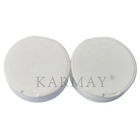 Boîte d'emballage vide BLANCHE, boîte de rangement pour snus, conteneur en plastique pour snus, emballage rond à 3 couches à assembler