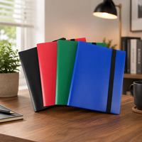 Classeur de cartes à collectionner en cuir portable personnalisé de haute qualité, album de cartes PP à 9 pochettes, haute transparence, pour rangement de cartes de collection