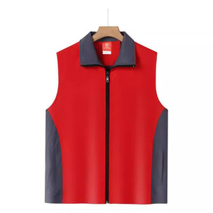 Chaleco Amarillo con Bloques de Color y Cierre de Cremallera, con Bolsillos, Uniforme de Trabajo Unisex para Grupos de Voluntarios - Product Image 2