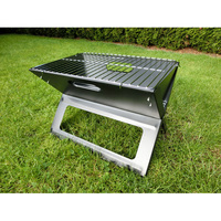 Barbecue portable mini pliable au charbon de bois, facile à transporter, modèle en fer EMI-44GD, fabriqué en Chine, directement du fabricant