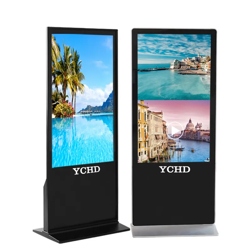 Floor stand reclame-speler led digitale media bewegwijzering voor business