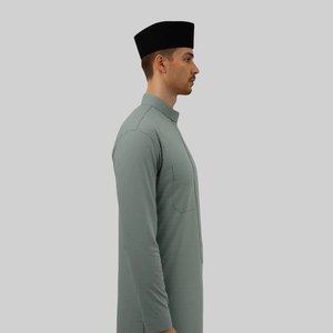 Malaysia Supplier Raya 2025 Moden Jubah <b>Women</b> Pleated Ironless Knitting Sejuk Regular Fit <b>S</b>-5XL Ready Stock B2B Autumn - Product Image 3