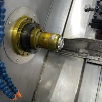 Mini tour de contrôleur GSK / FANUC à lit incliné avec guidage linéaire
