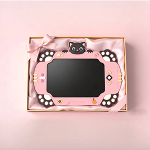 Tavoletta LCD colorata da 8,5 pollici per bambini, per disegnare, schizzi e scrittura a mano, con batteria a bottone e materiale in silicone alimentare. - Product Image 6