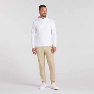 Sudadera con capucha de color sólido transpirable al por mayor para hombre diseño de logotipo personalizado con impresión digital sudadera informal para hombre en primavera - Product Image 2