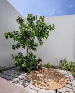 Alfombra de baño ecológica textil no tejida con jacinto de agua moderno, Alfombra de área personalizable, dormitorio, sala de estar, baño, oración al aire libre - Product Image 5