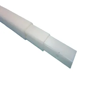 白色方管PVC矩形管定制模具质量好