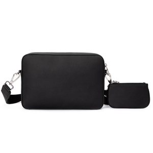 OEM Customize Brand <strong>Men</strong> Leather Messenger Bag Simple Luxury Shoulder Chest Bag <strong>for</strong> <strong>Men</strong> Designer Side Bag with Coin <strong>Pouch</strong> - Product Image 2