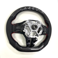 Volant en cuir perforé avec fibre de carbone pour Infiniti Q50 Q50l Q60 avec affichage LED, amélioration du volant de voiture